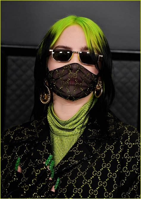 gucci face mask billie eilish|Billie Eilish goggles.